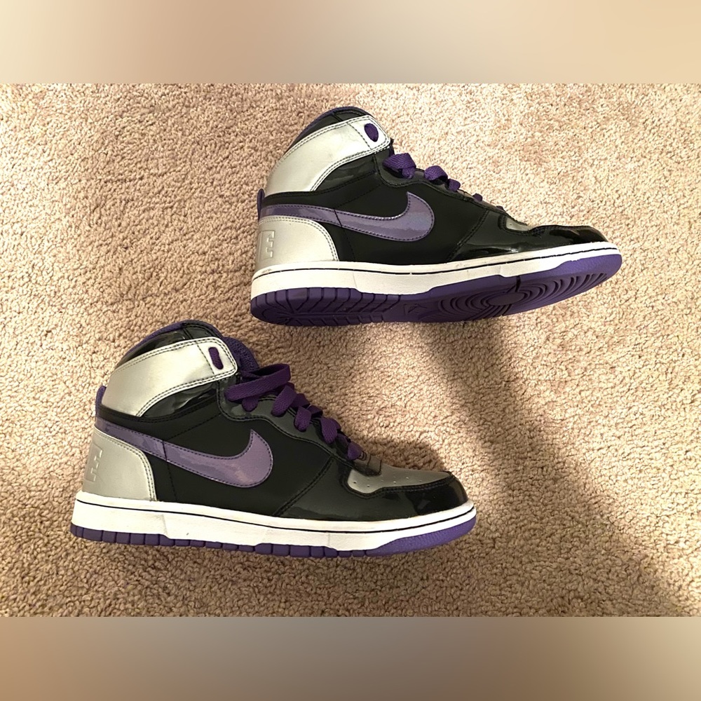 Nike Purple & Black High Top Sneakers